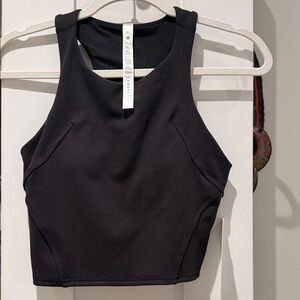 Lululemon Sz 6 Wunder Train Racerback Black Women's Athletic Tank Top